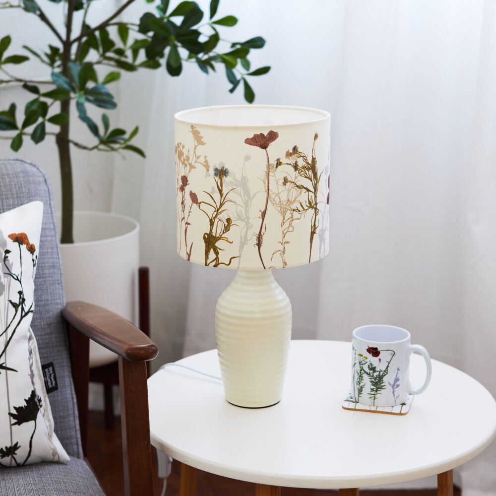 Wildflower lampshade