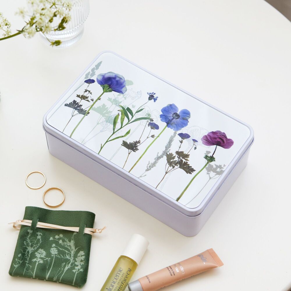 Anemone storage tin
