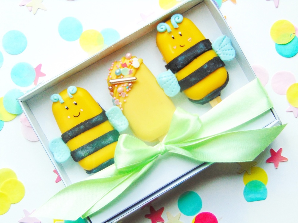 Bee popsicle gift set