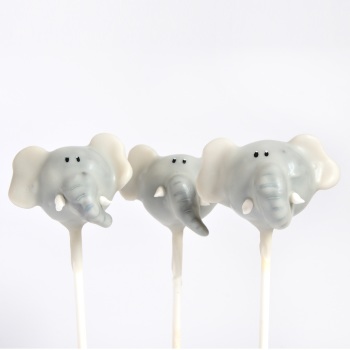 Elephant cake pops