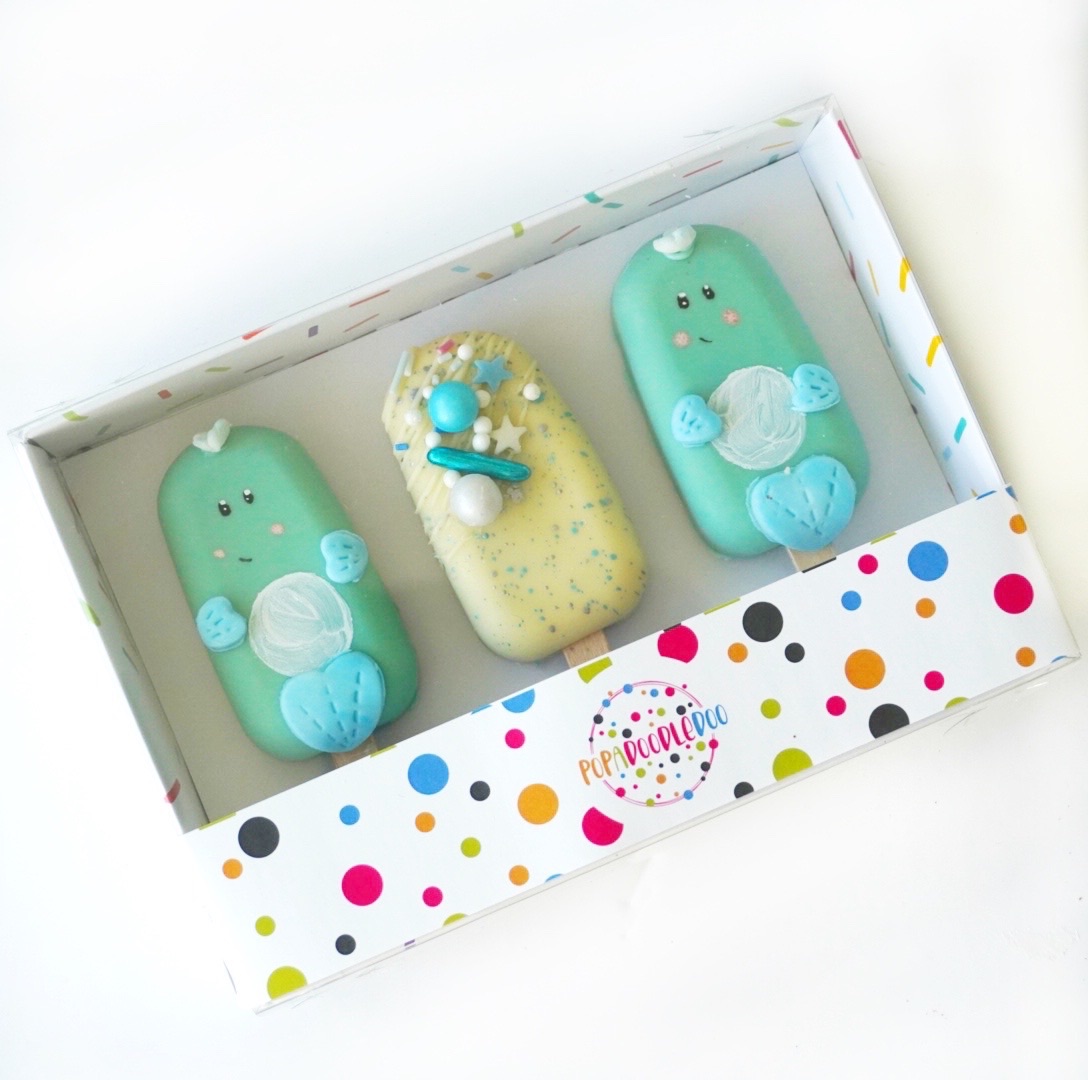 Whale popsicle gift set