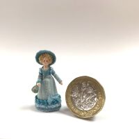 Regency Lady 9 Turquoise Bonnet