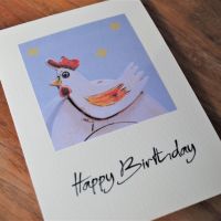 Birthday card - Chicken