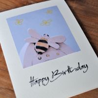 Birthday card - Bee