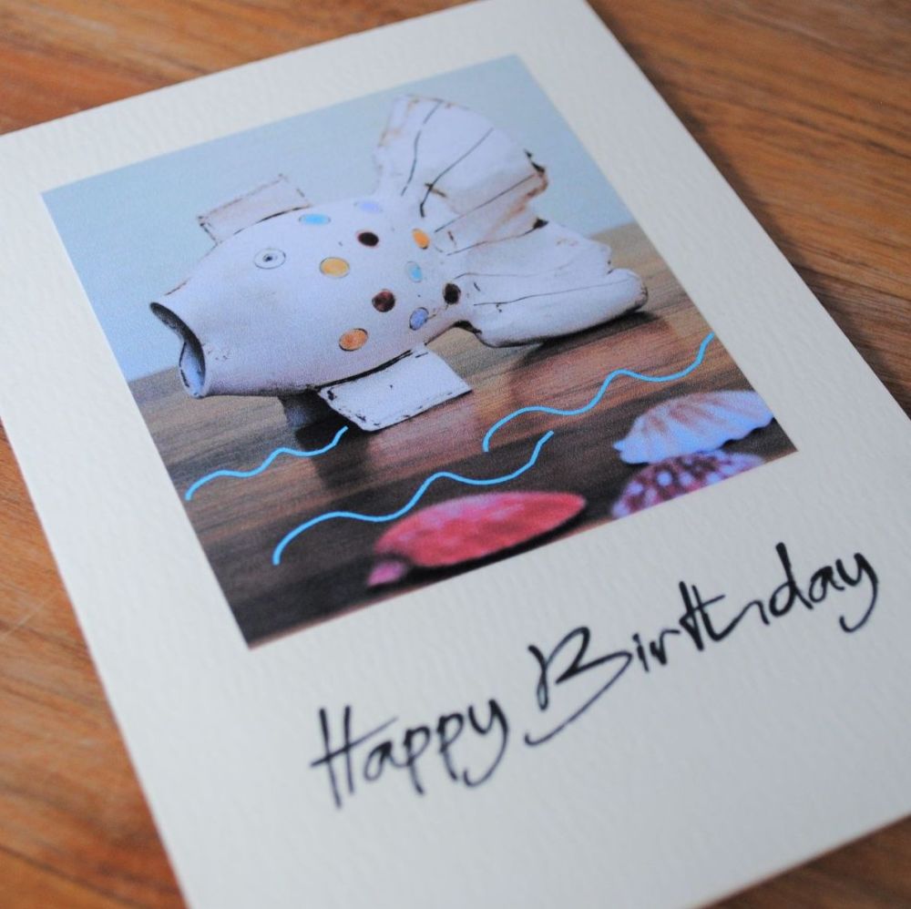 Birthday card - Fish