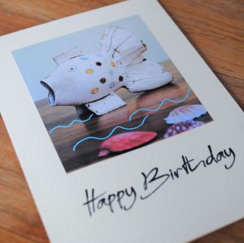 Birthday card - Fish