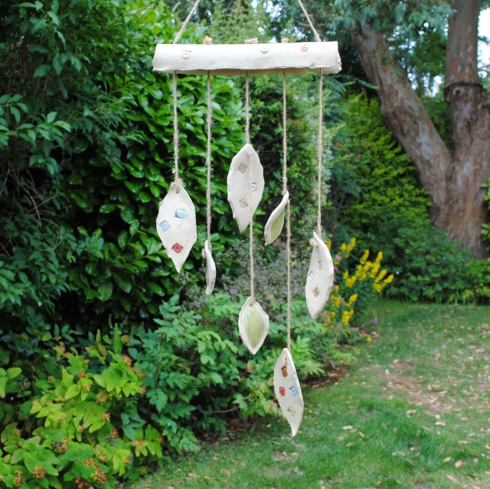 Wind chime - Leaves & flowers print