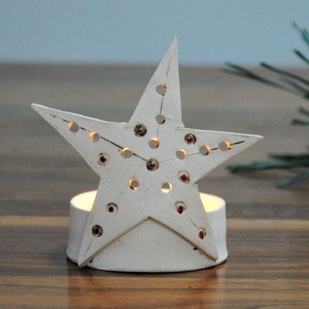 Christmas tea light holder "Star" . . . . SALE . . . . SALE . . . . from £23 . . . .