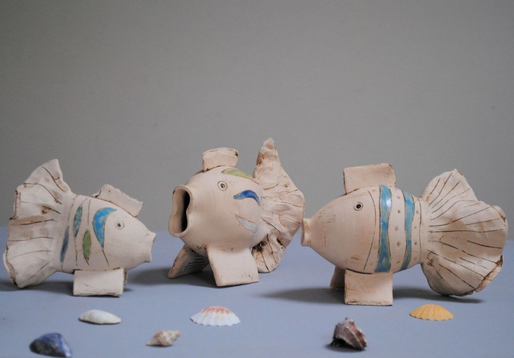 The blue trio - Fish . . . . . . . . . . . . . . . . . SALE . . . SALE . . . SALE . . . from £123 . . .