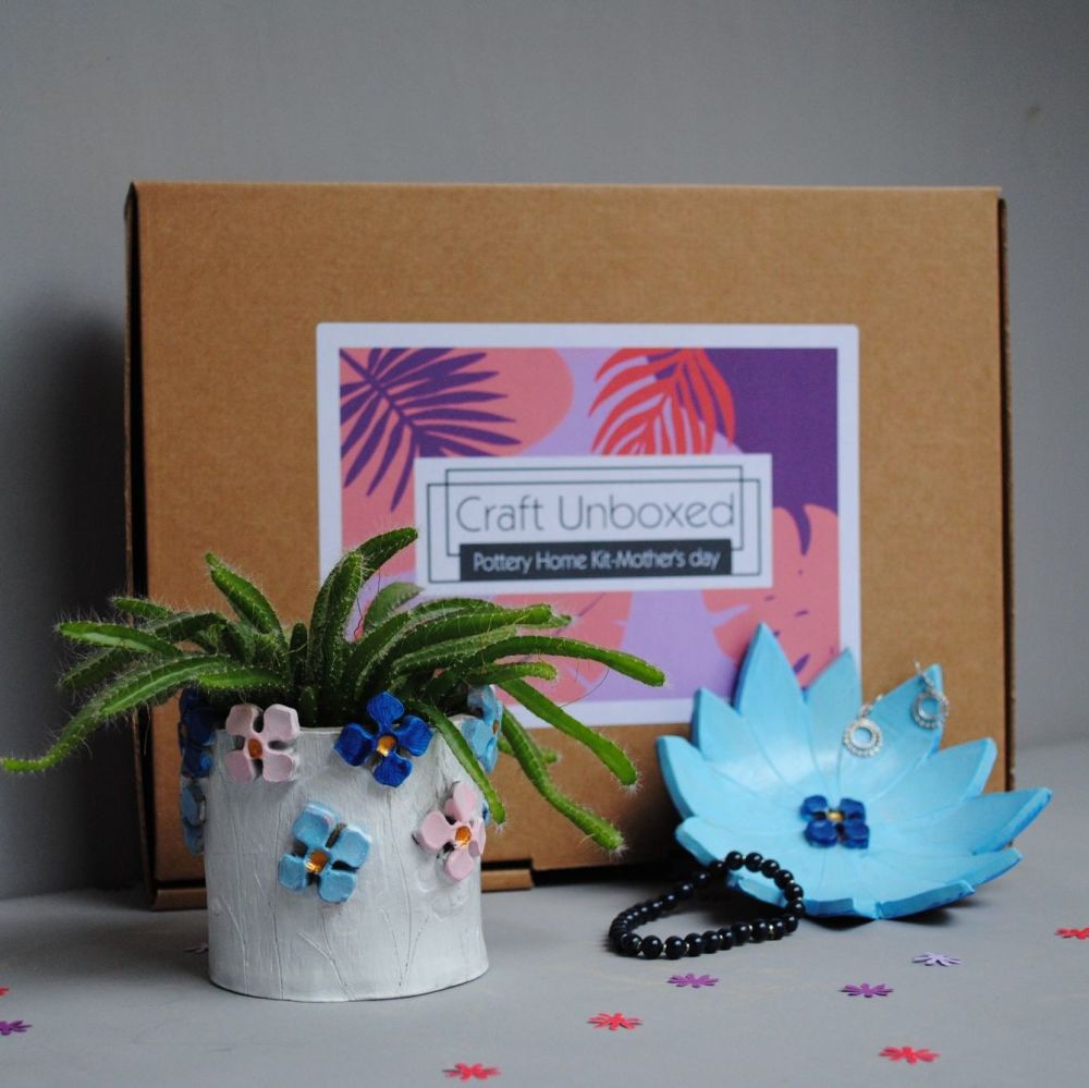 Craft unboxed Home Pottery Kit - Mother's day unique craft gift