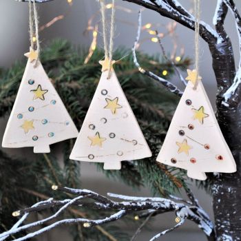 Christmas tree  decoration  "Tree" set of 3 . . . SALE . . .  SALE . . . from £17.90 . . . 