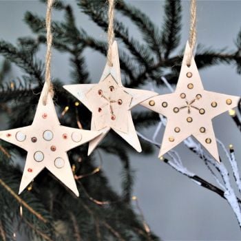 Christmas tree decoration  "Star" set of 3 . . . SALE . . .  SALE . . . from £17.90 . . . 