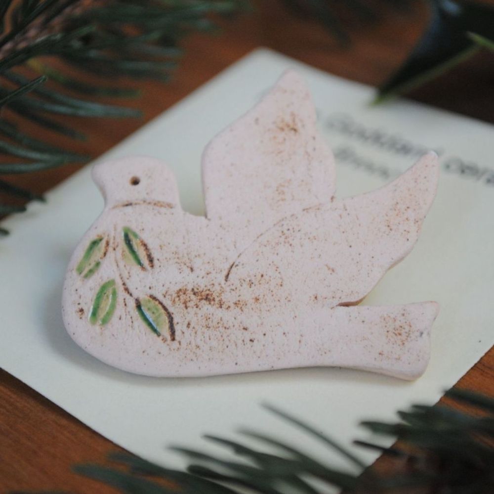 Christmas brooch  "Peace Dove" . . .  . . SALE . . . SALE . . . from £12.90 . . .  