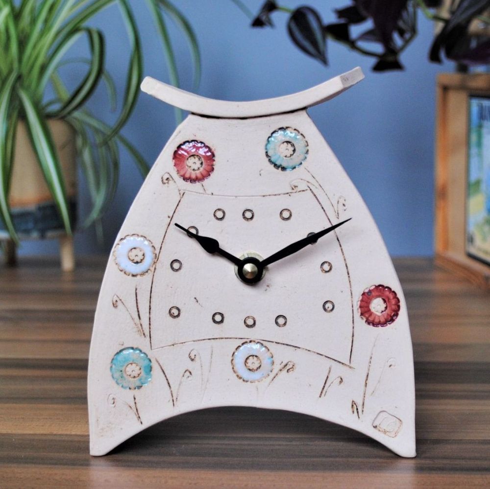 Ceramic clock mantel - Small