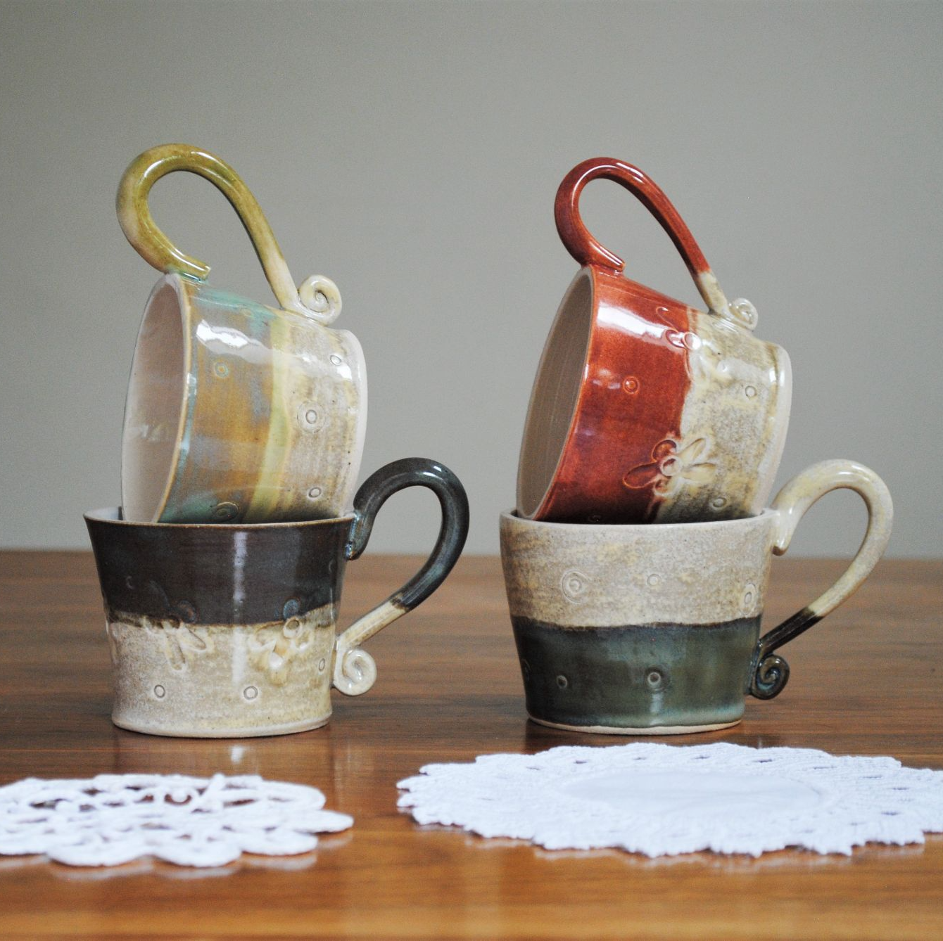 Handmade ceramic mug, cup