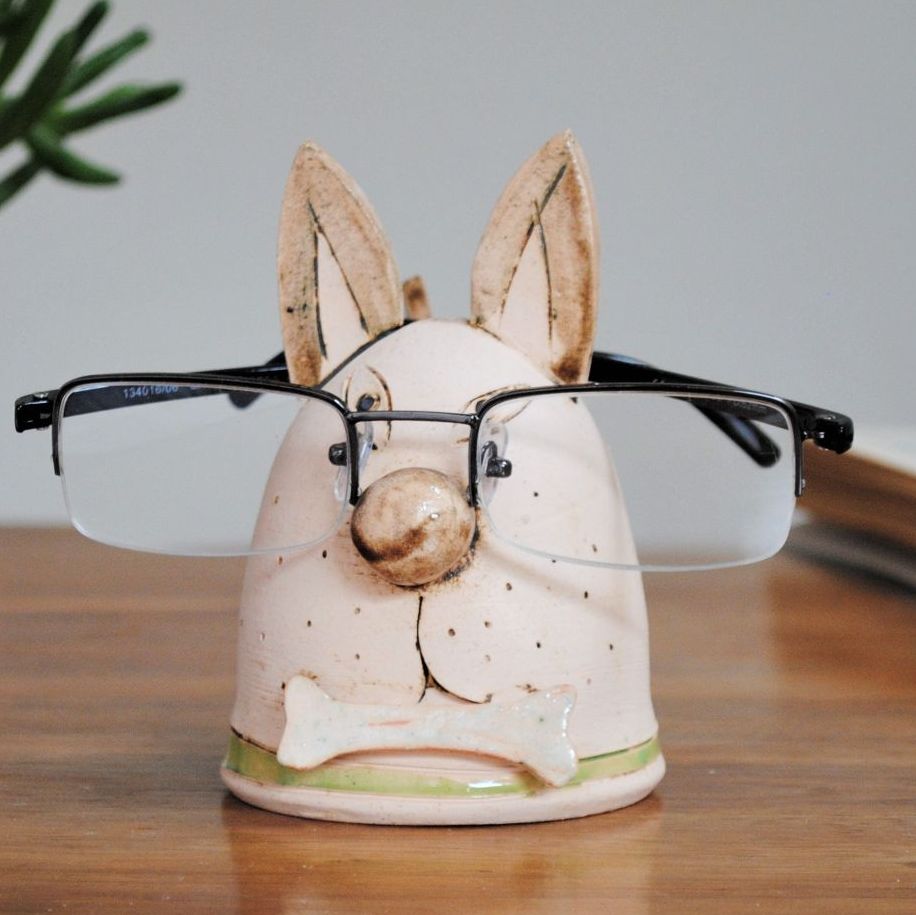 Glasses holder - Dog green collar