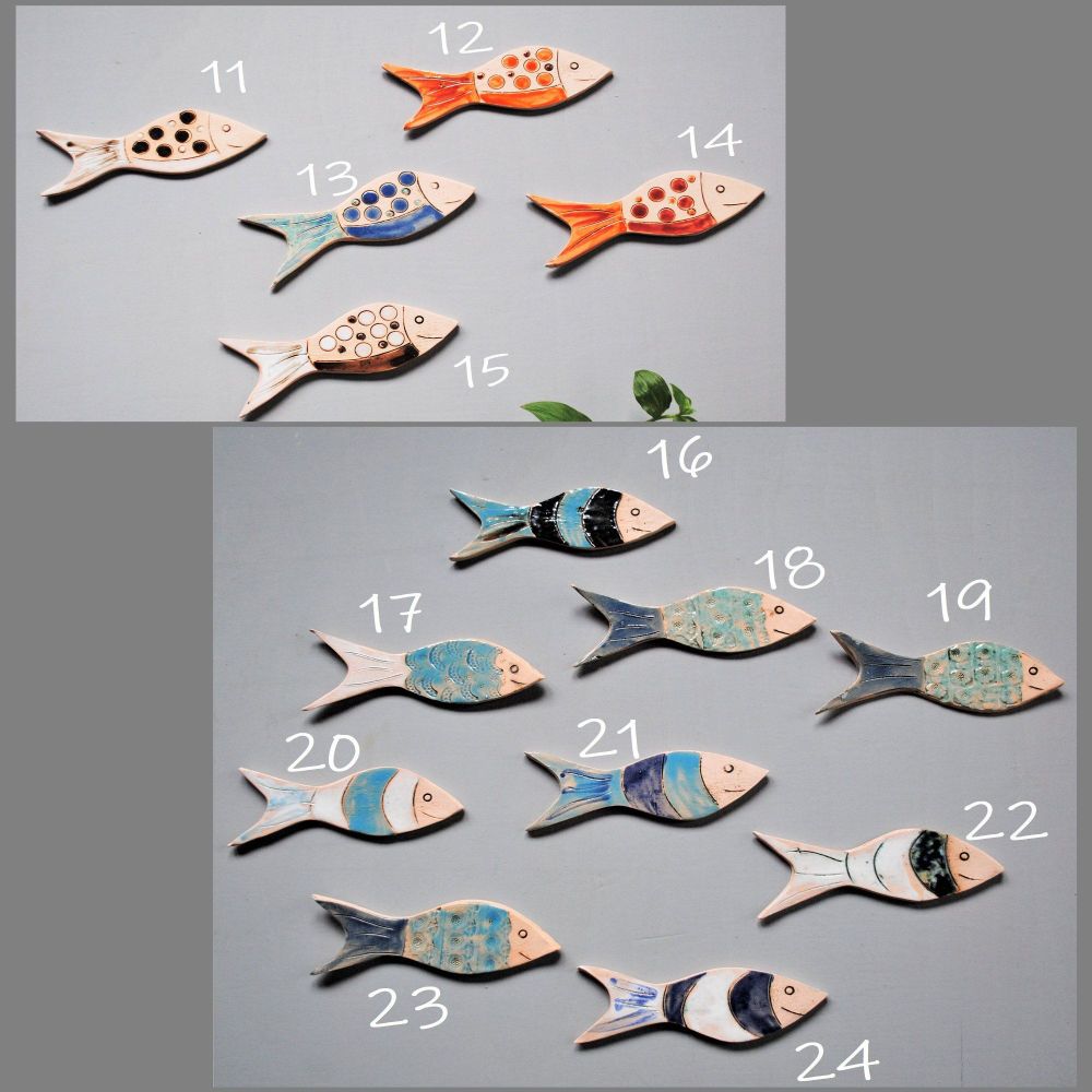 Wall hanging fish shoal