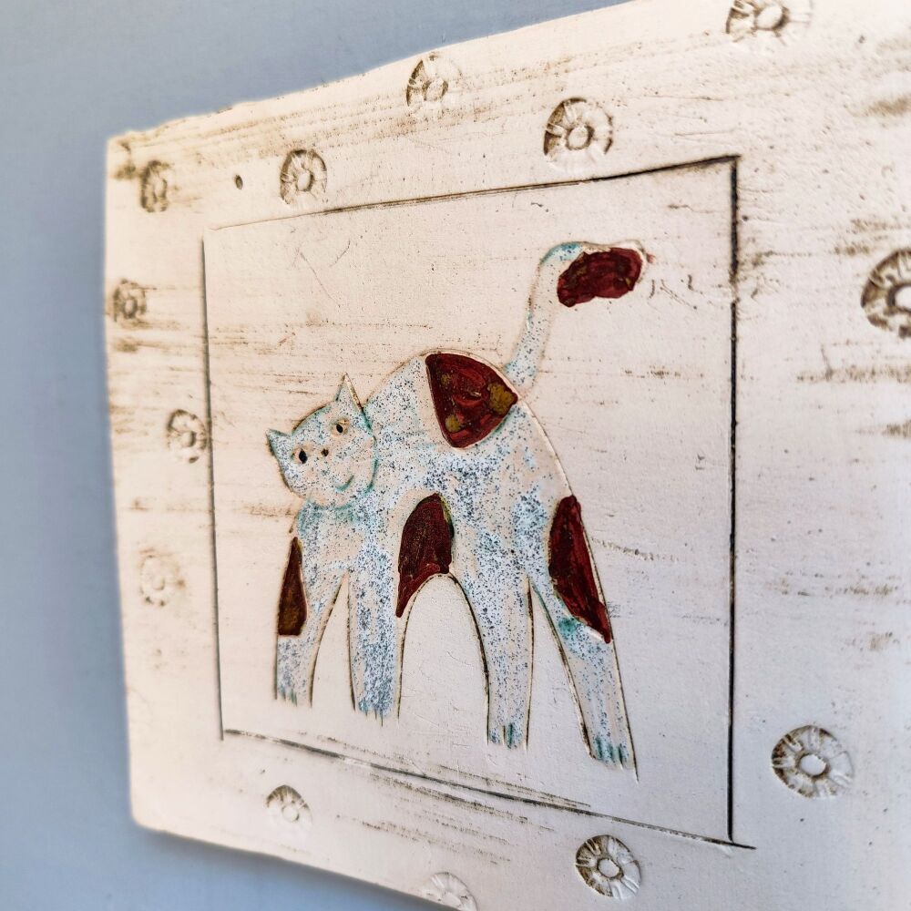 Small wall plaque - Cat . . . . SALE . . . . from £30