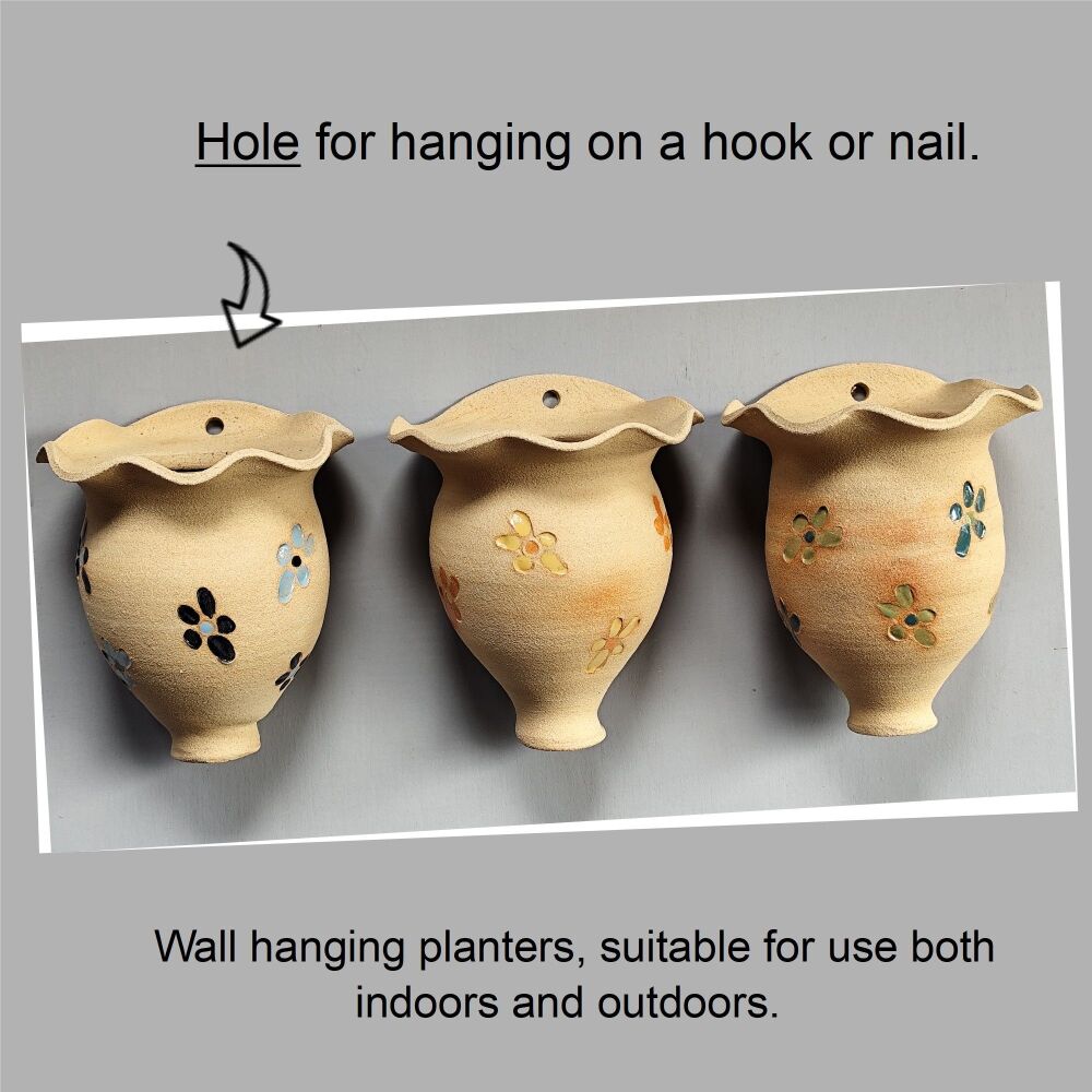 Wall hanging vase planter