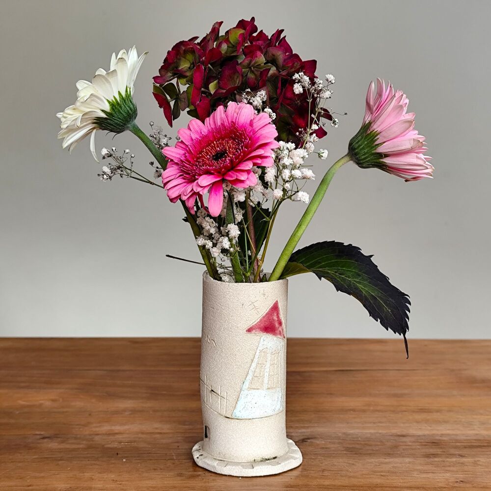 Small vase in white . . . SALE . . . SALE . . . £19
