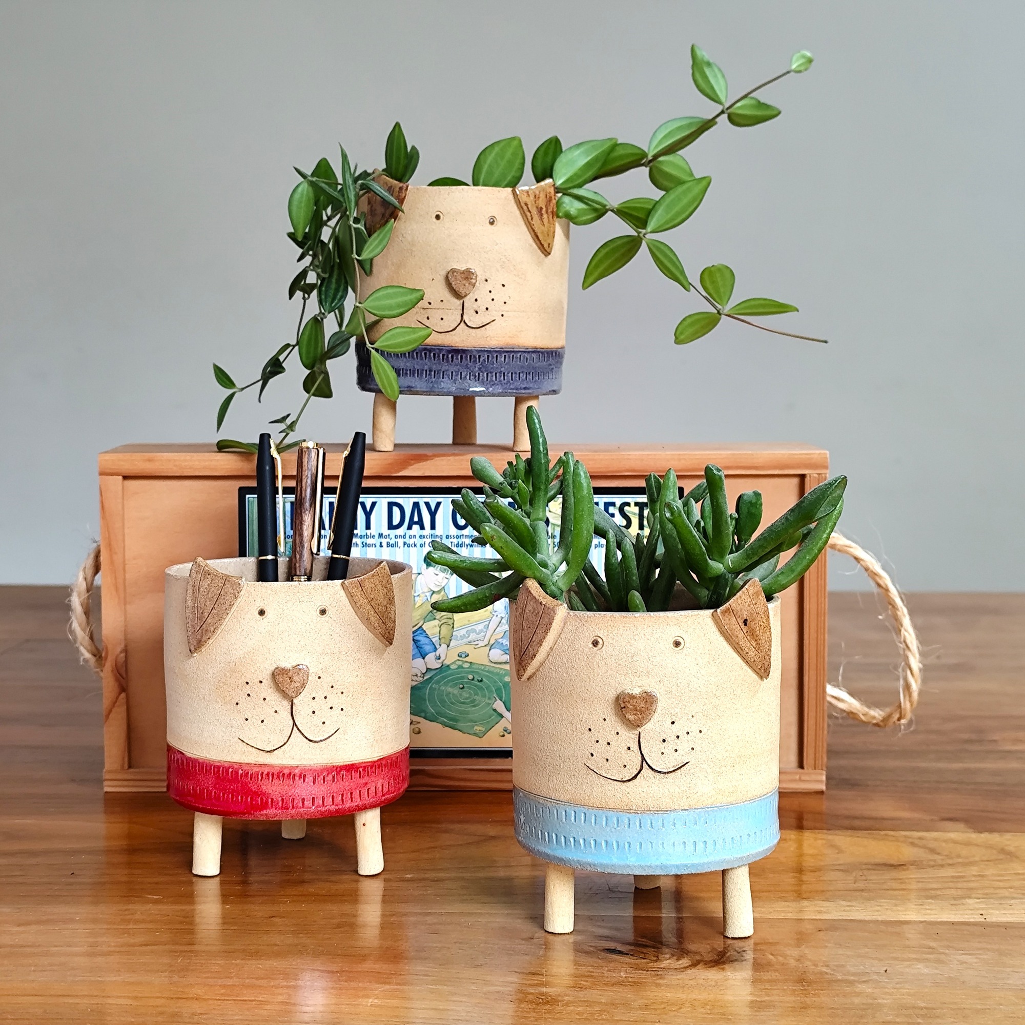 unique and original handmade planter pots with feet