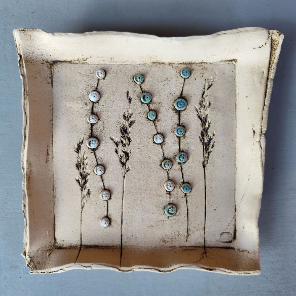 Wall plaque plate - Botanical . . . . SALE . . . . from &pound;45