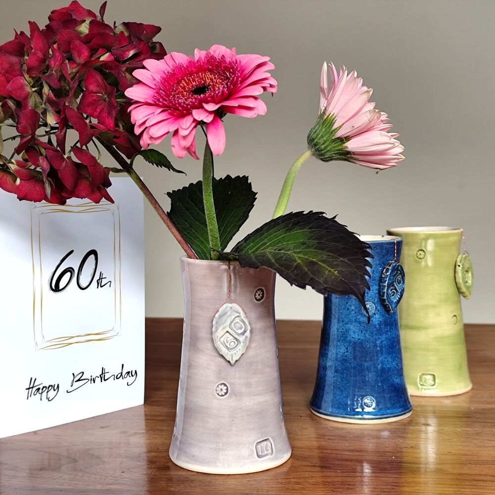 60th Birthday Or Anniversary Gift Vase