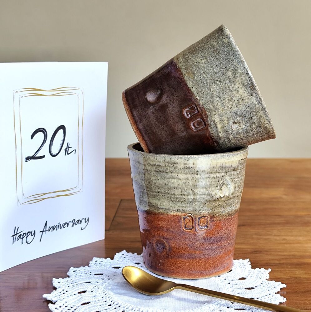 20th Anniversary  Birthday Mug Tumbler