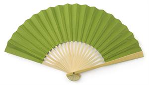 Olive Green Paper Hand Fan