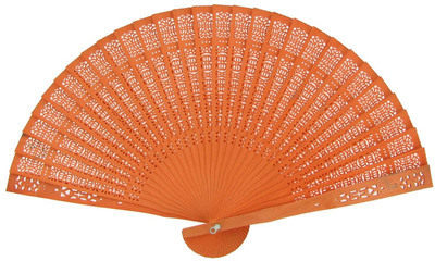 Orange Sandalwood Fans