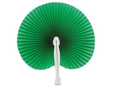 Green Hawaiian Paper Fans