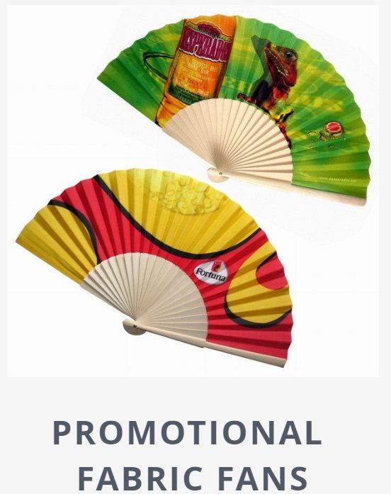 <!-- 020 -->Promotional Fabric Fans