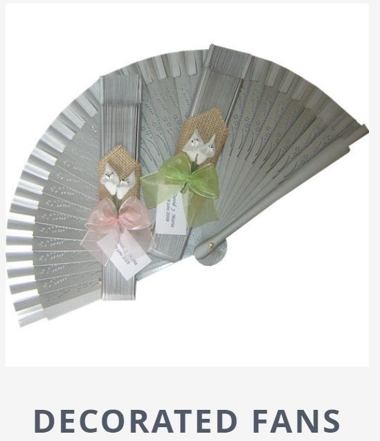 <!-- 005 --> Decorated Wedding Fans