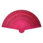 NEW! Coloured Sandalwood Fans (with optional bow)
