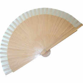 Varnished Wedding Fan (16cm) - SPECIAL OFFER!