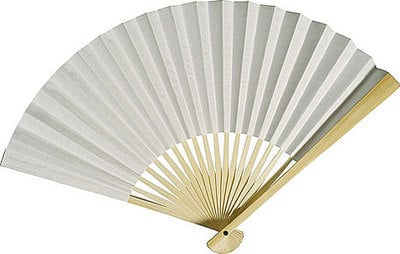 White Paper Hand Fan