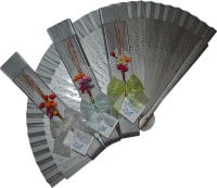 Silver Decorated Wedding Fan Ladies First