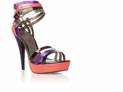 Carvela  Kurt Geiger shoes."Hyper" 5" heels metallics size  7