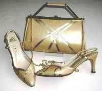 Gina gold shoes bag size 4