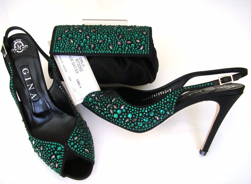 Gina London Emerald Heels