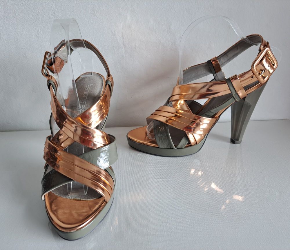 Kurt Geiger shoes fashionistas bronze/grey size 7 last pair!