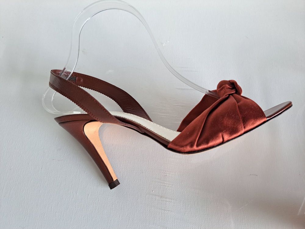 Pedro Garcia designer shoes sandals rust brown size 5.5