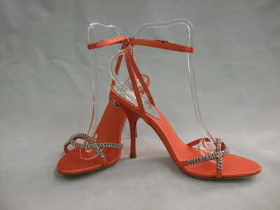 Karen Millen  shoes coral  jewel  sandals size 3 new