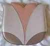 Designer bag,Gina art deco tulip style,pinks,taupe.