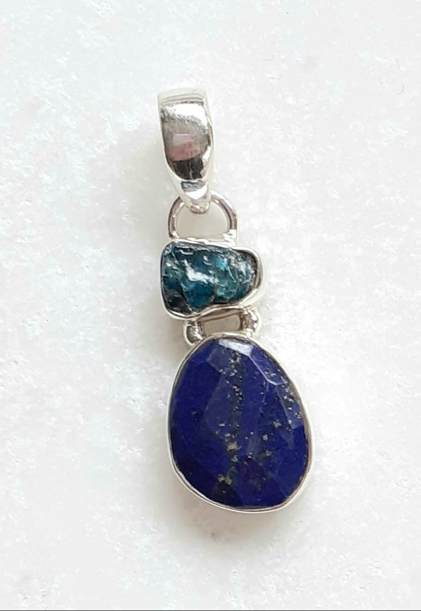 Blue Kyanite Sterling Silver Gemstone Pendant
