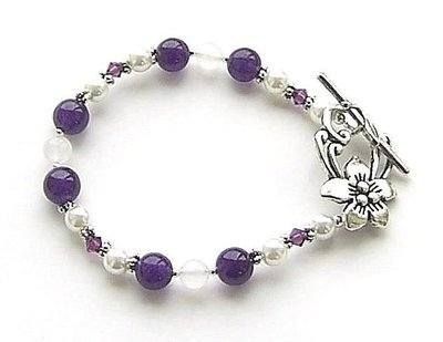 A Gemstone Of Your Choice Sterling Silver Bracelet