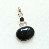 Black onyx Gemstone jewellery pendant