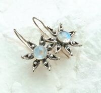 Moonstone crystal earrings jewellery