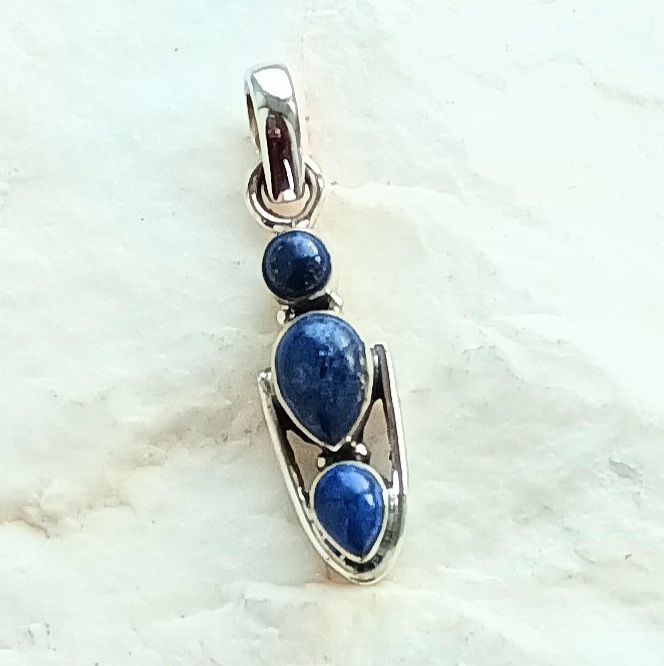 Lapis Sterling Silver Stylish Pendant