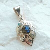 Labradorite crystal jewellery pendant